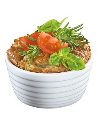 Bol ramekin Ragout, dungi orizontale, 9cm, colectia Burgund - KUCHENPROFI
